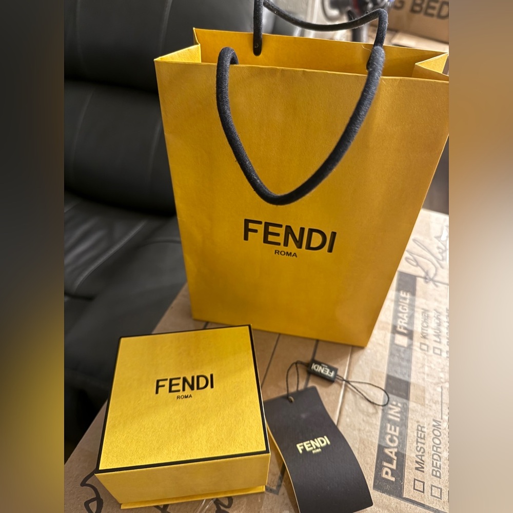 Fendi box and shopping bag